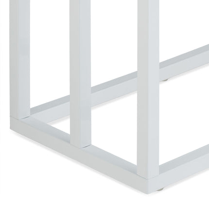 Porte-serviettes blanc 3 barres