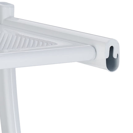 Porte-serviettes mural blanc