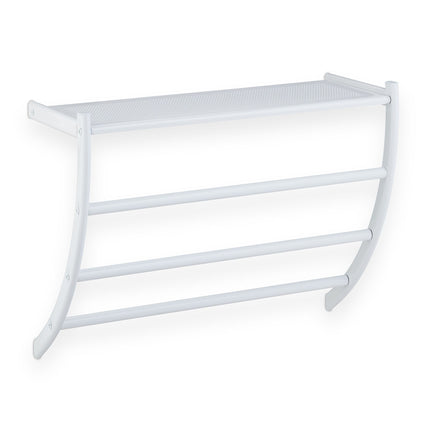 Porte-serviettes mural blanc