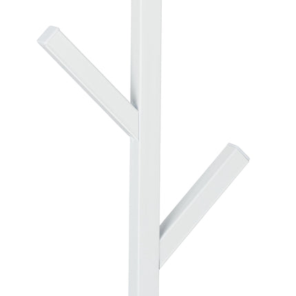 Weißer Kleiderbügel in Baumform