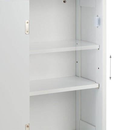 Weißer Wandschrank Badezimmer