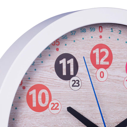Horloge murale blanche pour enfants