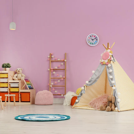 Horloge murale blanche pour enfants