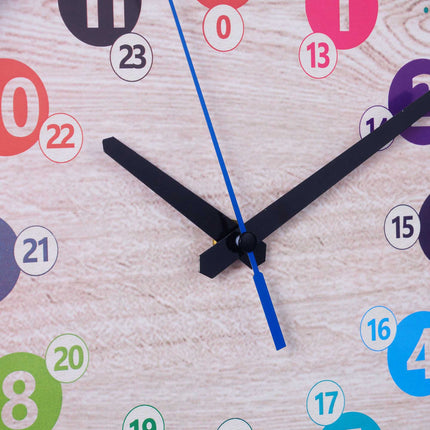 Horloge murale blanche pour enfants