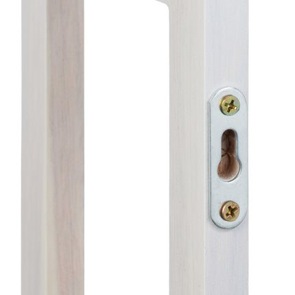 White wall shelf with 3 shelves