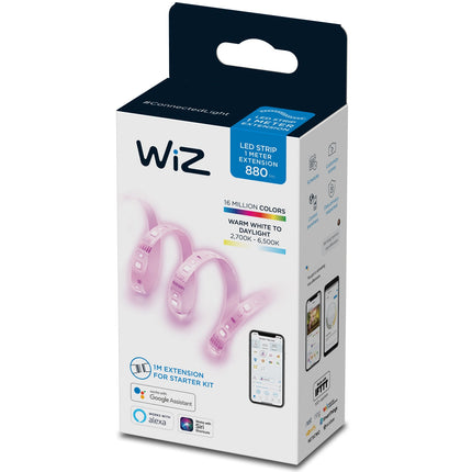 Rallonge de bande LED WiFi 1 m 880 lm