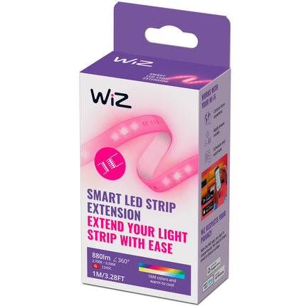 Rallonge de bande LED WiFi 1 m 880 lm