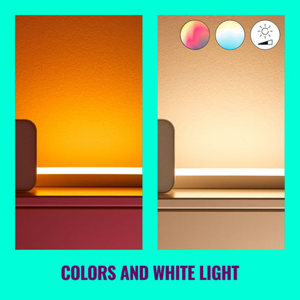 Barre lumineuse WiFi RVB, pack de 1