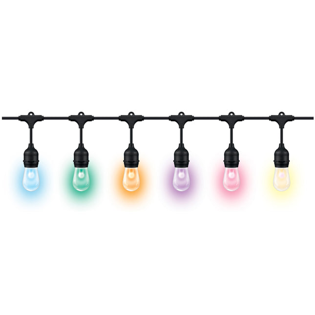 WiFi Lichterkette 12 Lichtquellen 12W IP65 14,8m