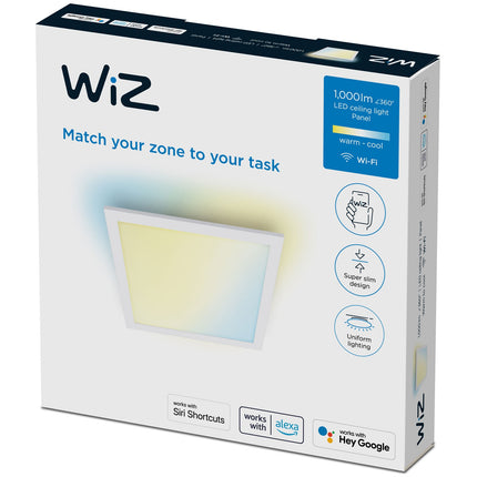 WiFi Panel Square 12W 1000ml Warm-Kaltweiß Weiß