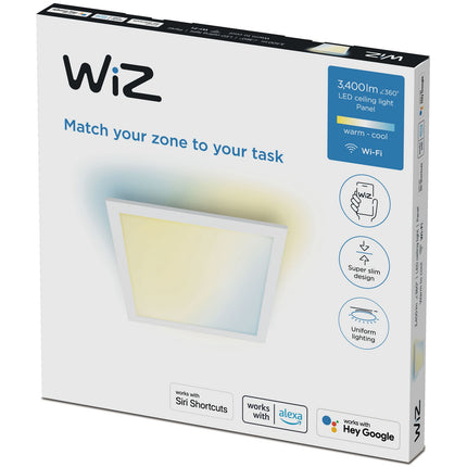 WiFi Panel Square 36W 3400lm Warm-Kaltweiß