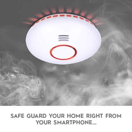 Alarme incendie intelligente Wi-Fi (fumée et chaleur)