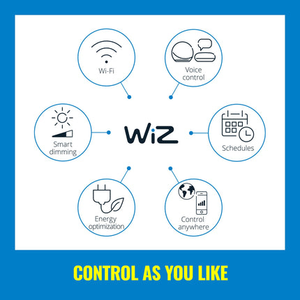 Ampoule LED connectée WiFi E27, 60 W, 806 lm, intensité variable, blanc chaud, lot de 2