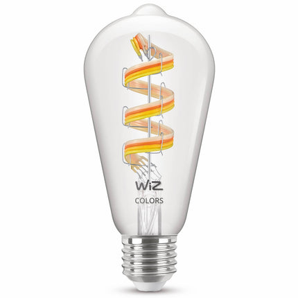 WiFi Smart LED E27 ST64 40W Filamentfarbe + Warm-Kaltweiß 470lm