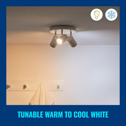 WiFi Smart LED GU10 50W Warm-Kaltweiß 2er-Pack