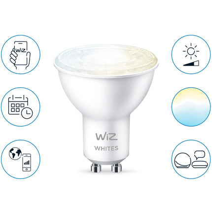WiFi Smart LED GU10 50W Warm-Kaltweiß 2er-Pack