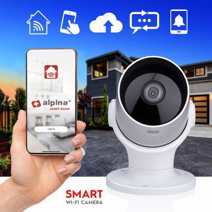 Caméra extérieure intelligente WiFi 1080p