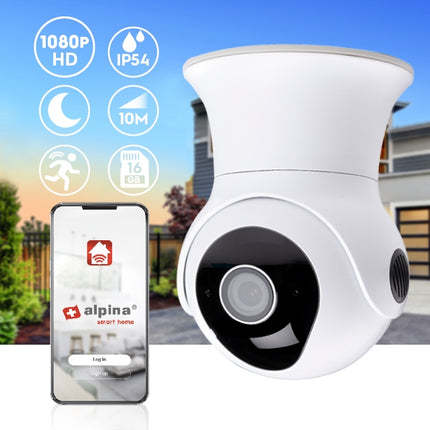 Caméra extérieure intelligente Wi-Fi 1080p rotative