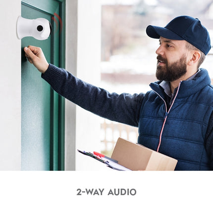 Caméra extérieure intelligente Wi-Fi 1080p rotative
