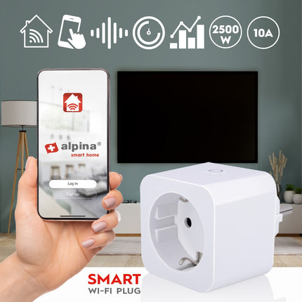 WiFi Smart Plug 2300W mit Energiemessung