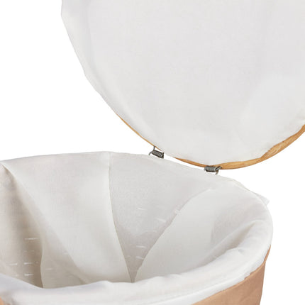 Wicker Bathroom Basket Set with Lids, 2 Pieces