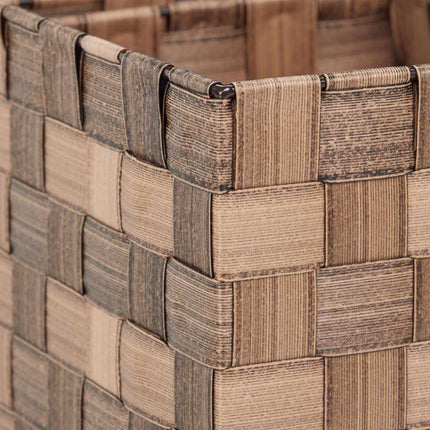 Wicker look storage basket Set of 4