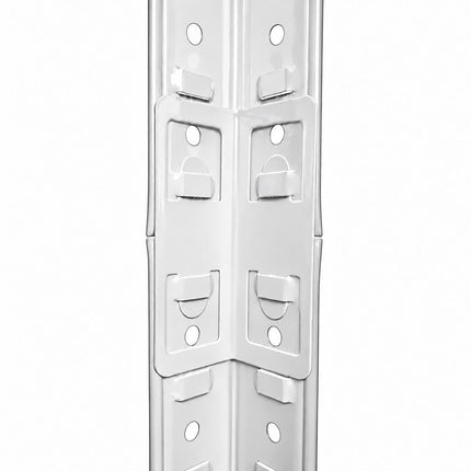 Wide Heavy-Duty Shelf Over Washer and Dryer, Steel and MDF, White