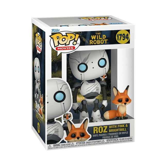 Wild Robot Funko Pop! Vinylfigur - Roz mit Brightbill & Fink