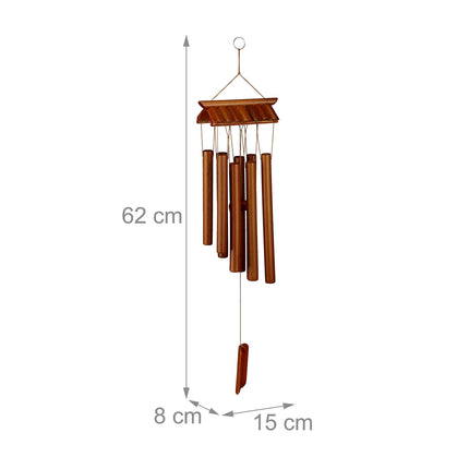 Windspiel Bambus "Tempel"