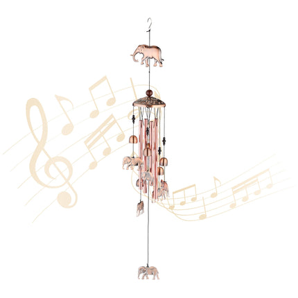 Windspiel mit Glöckchen &amp; Elefanten