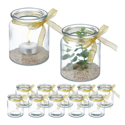 Windlights in a set of 12 with arc