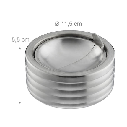 Winddichter Aschenbecher mit Deckel