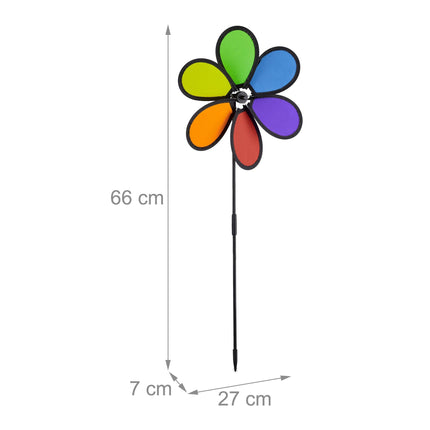 Windspiel Blume 2er Set
