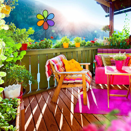 Windspiel Blume 2er Set
