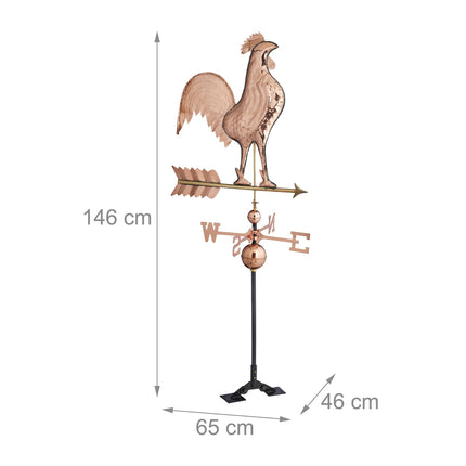 Wind vane rooster