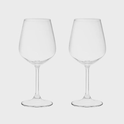 Wine Glasses, 35 cl, Set of 2, Dishwasher Safe