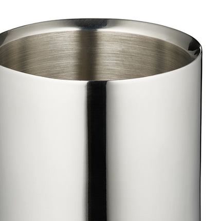 Wine cooler in stainless steel