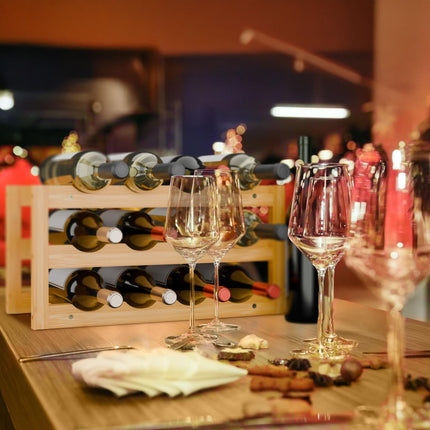 Wine rack for 12 bottles