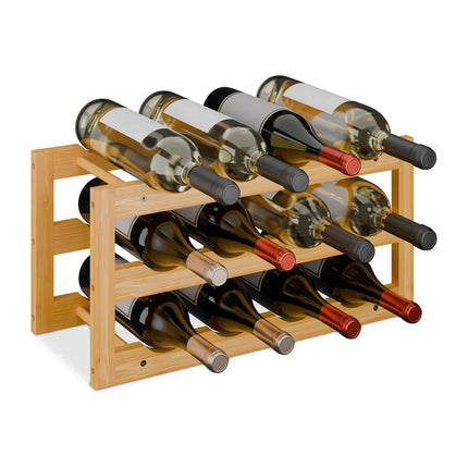 Wine rack for 12 bottles