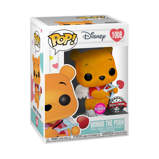 Winnie Puuh Beflockte Funko Pop! Vinylfigur – Valentins-Edition