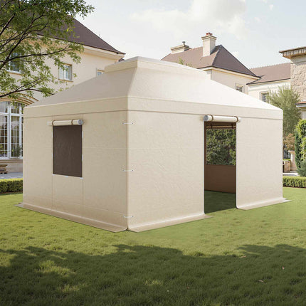 Winter Gazebo Cover 12x16 Ft, Sidewalls, 180G PE