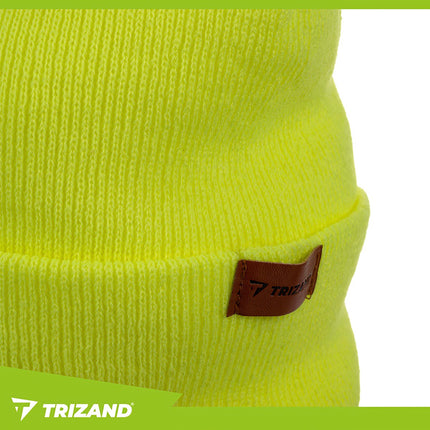 Bonnet d'hiver avec lampe de poche - jaune Trizand 22664
