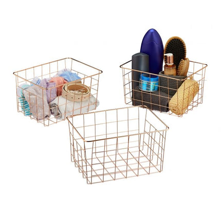 Wire baskets - set of 3