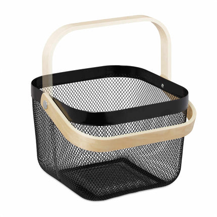 Wire baskets with handles, 2-pack