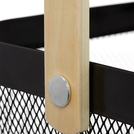 Wire baskets with handles, 2-pack