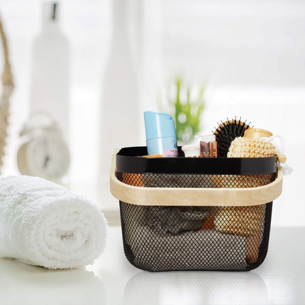 Wire baskets with handles, 2-pack