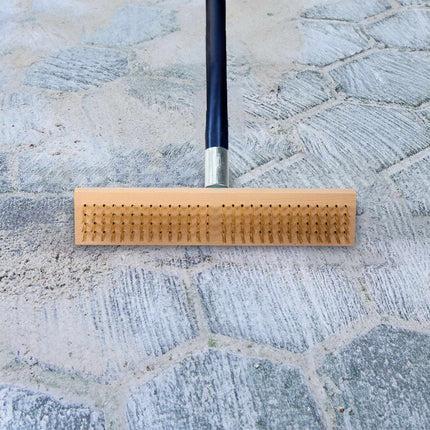 Drahtbesen mit Stahlbürste im 2er Set