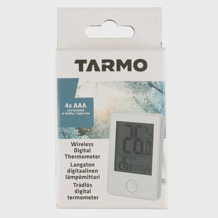 Kabelloses digitales Innen-/Außenthermometer mit Uhr