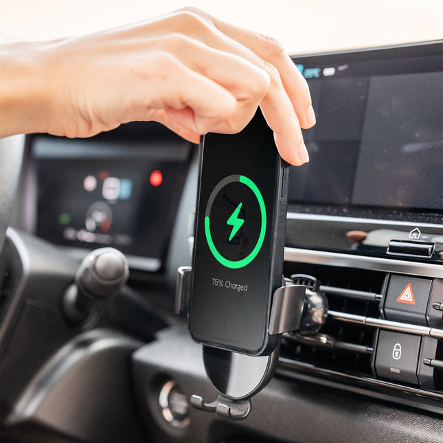 Kabelloser Schnelllade-Telefonhalter fürs Auto Chakar InnovaGoods