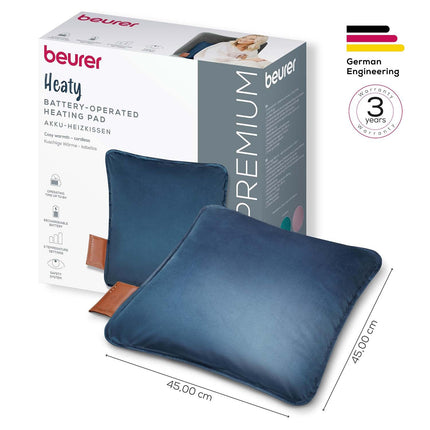 Kabelloses Heizkissen – Obsidianblau, Komfort-Design